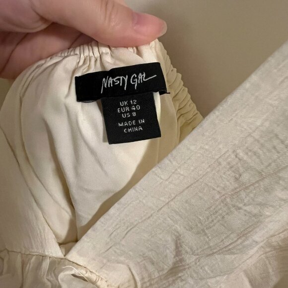 Nasty Gal Peplum Ruffle Strappy Swing Dress - Picture 4 of 4